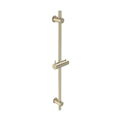 Glijstang MAY 70 cm Met Handdouchehouder Geborsteld Mat Goud PVD