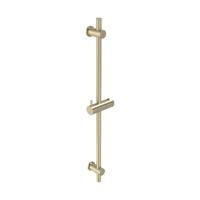 Glijstang MAY 70 cm Met Handdouchehouder Geborsteld Mat Goud PVD