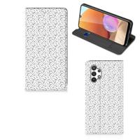 Samsung Galaxy A32 4G | A32 5G Enterprise Editie | Hoesje met Magneet | Stripes Dots