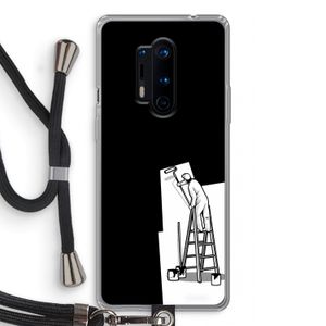 Musketon Painter: OnePlus 8 Pro Transparant Hoesje met koord