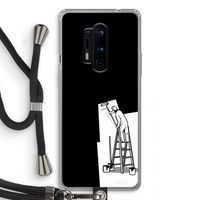 Musketon Painter: OnePlus 8 Pro Transparant Hoesje met koord