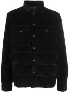 Moncler Grenoble surchemise Gelt à patch logo - Noir