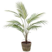 Palmboom nep 70 cm groen in pot - thumbnail