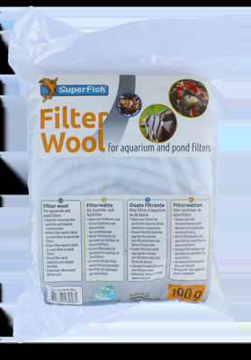 Superfish Filterwatten 100 gram wit