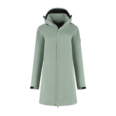 Travelin' Women - Waterproof jack - Groen - Maat XXL