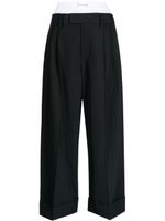 Alexander Wang pantalon de tailleur à design superposé - Noir