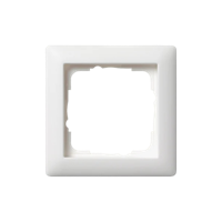 Gira afdekraam 1-voudig - standaard 55 zuiver wit mat (021104)