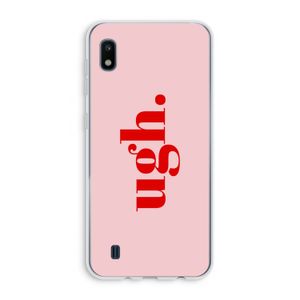 Ugh: Samsung Galaxy A10 Transparant Hoesje