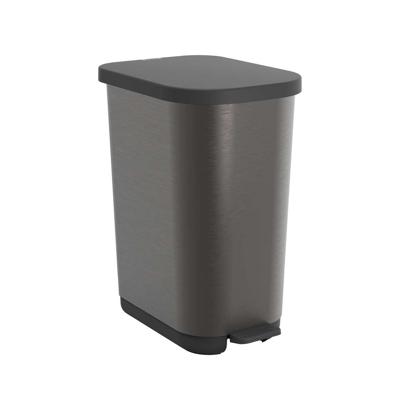 ROTHO Ribo Graphite - prullenbak met pedaal - 35l