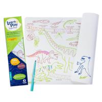 Placemat Dinosaurus omkeerbare siliconen placemat om in te kleuren | SuperPetit Placemat Dinosaurus omkeerbare siliconen placemat om in te kleuren | SuperPetit