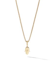 David Yurman pendentif Amulets Hamsa en or 18ct serti de diamants