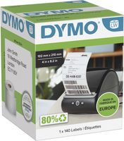 Dymo etiketten LabelWriter ft 102 x 210 mm (DHL), wit, 140 etiketten Dymo etiketten LabelWriter ft 102 x 210 mm (DHL), wit, 140 etiketten