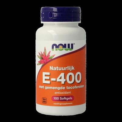 Vitamine E-400 gemengde tocoferolen 100 Softgels