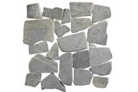Terre d'Azur Silva grey natuursteen mozaiek 50x50 - thumbnail