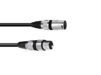 OMNITRONIC XLR Cable 3-pin 0.2m bk OMNITRONIC XLR Cable 3-pin 0.2m bk