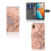 Huawei Y6 (2019) | Bookcase | Marmer Oranje