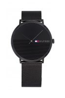 Horlogeband Tommy Hilfiger TH-317-1-34-2385 / 1791464 / TH679001453 Mesh/Milanees Zwart 20mm