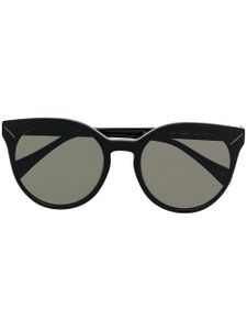 Yohji Yamamoto lunettes de soleil à monture papillon - Noir