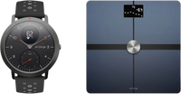 Withings Steel HR Sport Zwart + Withings Body + Zwart - thumbnail