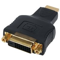 HDMI male naar DVI female adapter gold plated - thumbnail