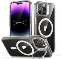 iPhone Classic Hybrid Case with Stash Stand (HaloLock) Clear