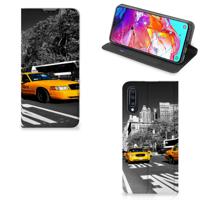 Samsung Galaxy A70 | Book Cover | New York Taxi