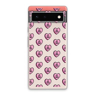 GIRL POWER: Google Pixel 6 Transparant Hoesje