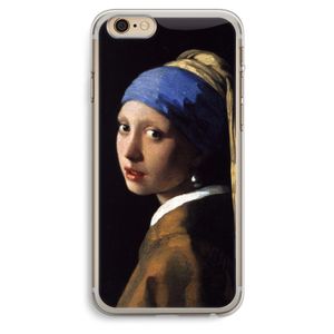 The Pearl Earring: iPhone 6 Plus / 6S Plus Transparant Hoesje