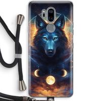 Wolf Dreamcatcher: LG G7 Thinq Transparant Hoesje met koord