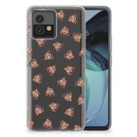 TPU bumper voor Motorola Moto G72 Poep Emojis