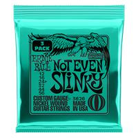 Ernie Ball 3626 Not Even Slinky Nickel Wound 12-56 snaren voor elektrische gitaar (3 sets)