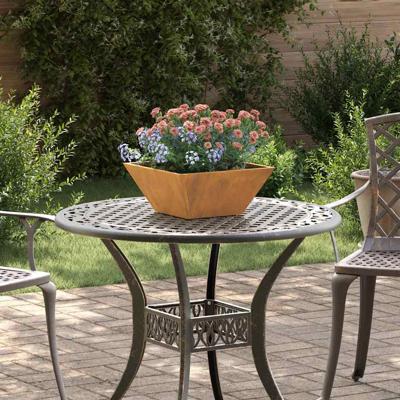Tuin Kom Plantenbak 5 pcs Roestig 35 x 35 x 15 cm Cortenstaal