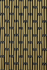Sunarts kant en klaar vliegengordijn 90 x 210 Verspringend goud model 044