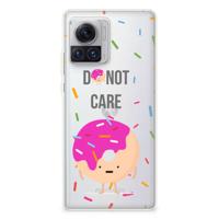 Motorola Moto X30 Pro | Siliconen Case | Donut Roze