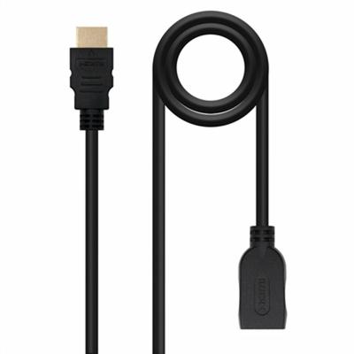 Verlenging HDMI NANOCABLE 10.15.1012 Zwart 2 m