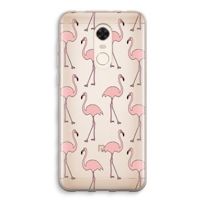 Anything Flamingoes: Xiaomi Redmi 5 Transparant Hoesje