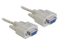 DeLOCK Serial Null modem 9 pin female > 9 pin female, 1,8m kabel 84077