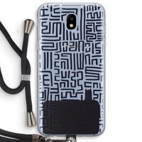 Moroccan Print: Samsung Galaxy J5 (2017) Transparant Hoesje met koord