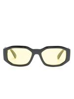 Versace Eyewear lunettes de soleil rectangulaires Medusa Biggie - Noir