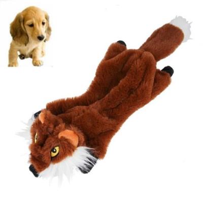 Hond speelgoed Bite slijtage-resistente vocale Molars huisdier pluche medium grote leveringen grootte: Small (Fox)