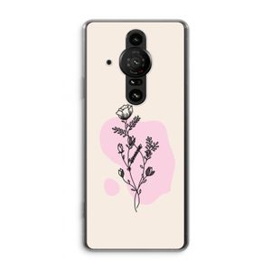 Roses are red: Sony Xperia Pro-I Transparant Hoesje