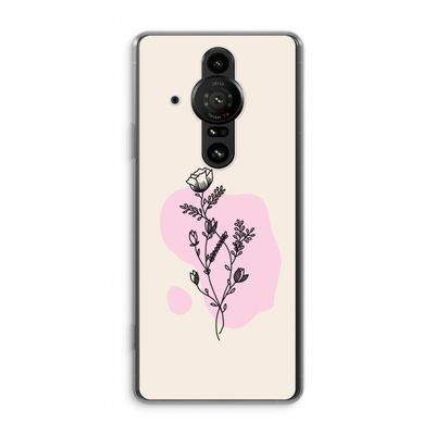Roses are red: Sony Xperia Pro-I Transparant Hoesje