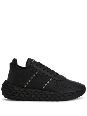 Giuseppe Zanotti baskets Urchin en cuir - Noir