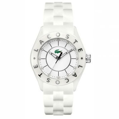 Lacoste horlogeband 2000673 / LC-32-3-28-2289 Silicoon Wit 20mm