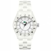 Lacoste horlogeband 2000673 / LC-32-3-28-2289 Silicoon Wit 20mm