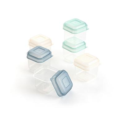 Set van stapelbare en luchtdichte voedselcontainers Quid Minimal 5 x 5 x 6 cm 6 Onderdelen