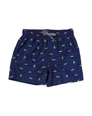 HEMA Kinderzwembroek Boten Donkerblauw (donkerblauw)