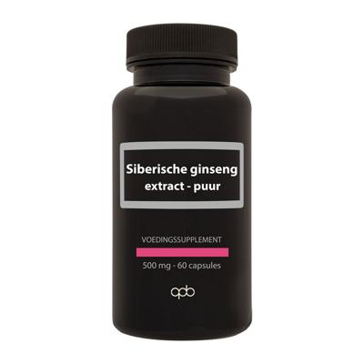 Apb Holland Siberische ginseng/eleutherococcus 500mg
