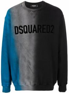 DSQUARED2 sweat à logo imprimé - Bleu