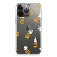 Ananasjes: iPhone 13 Pro Transparant Hoesje